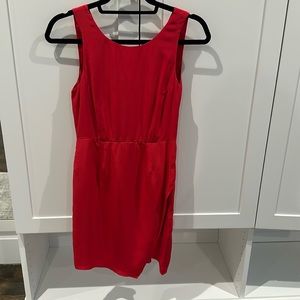 Yumi Kim 100% silk red mini dress